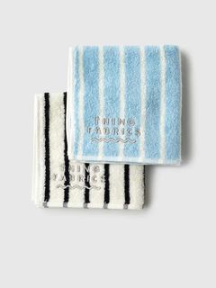 ピンストライプ ハンドタオル / ハンカチ - "instripe Hand Towel" 25×25cm