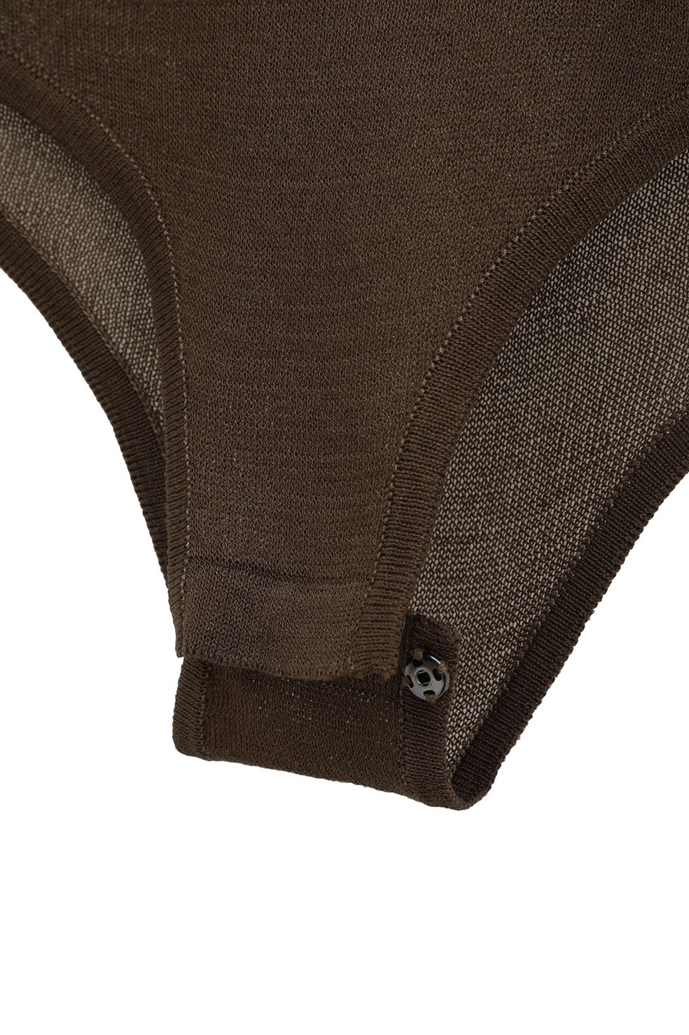 スキッパー ニット ボディスーツ - SKIPPER KNIT BODYSUITS (BROWN)