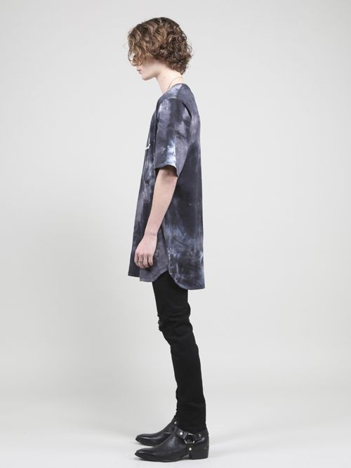 タイダイ天竺Tシャツ - Tie Dye T Shirt - BLACK MIX