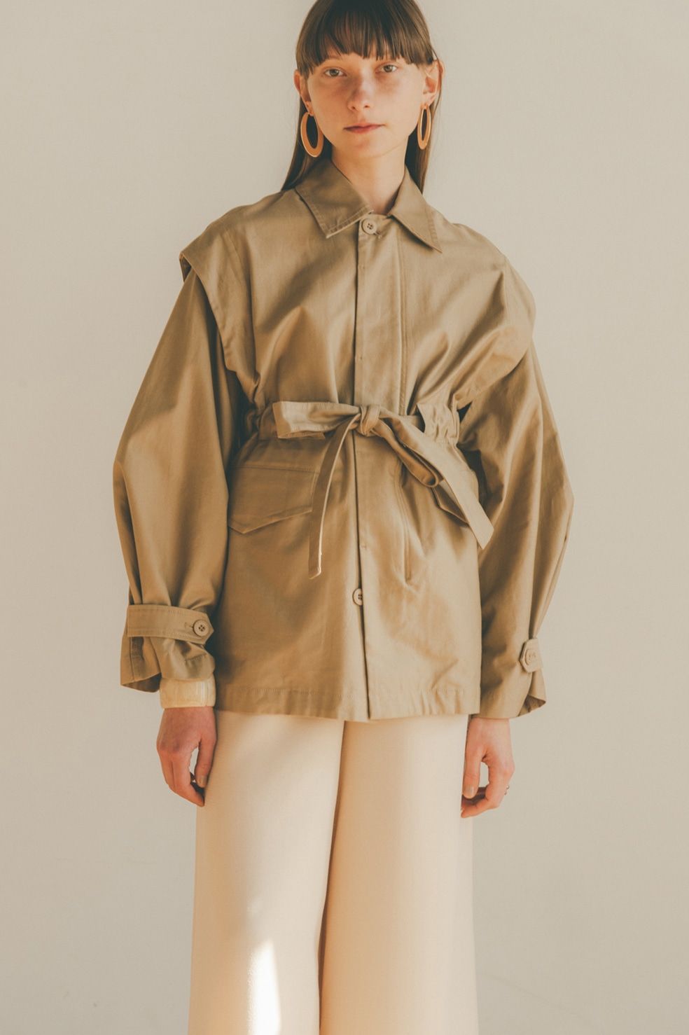 9/9限定価格　clane 2way military jacketレディース