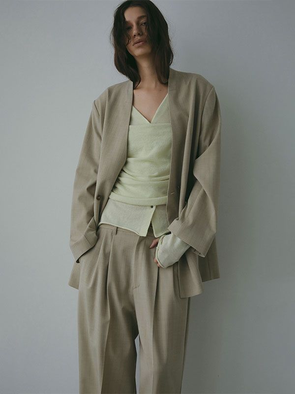 ハイゲージツインニット (YELLOW