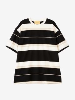SEVEN BY SEVEN / BORDER TEE S/S - BLACK