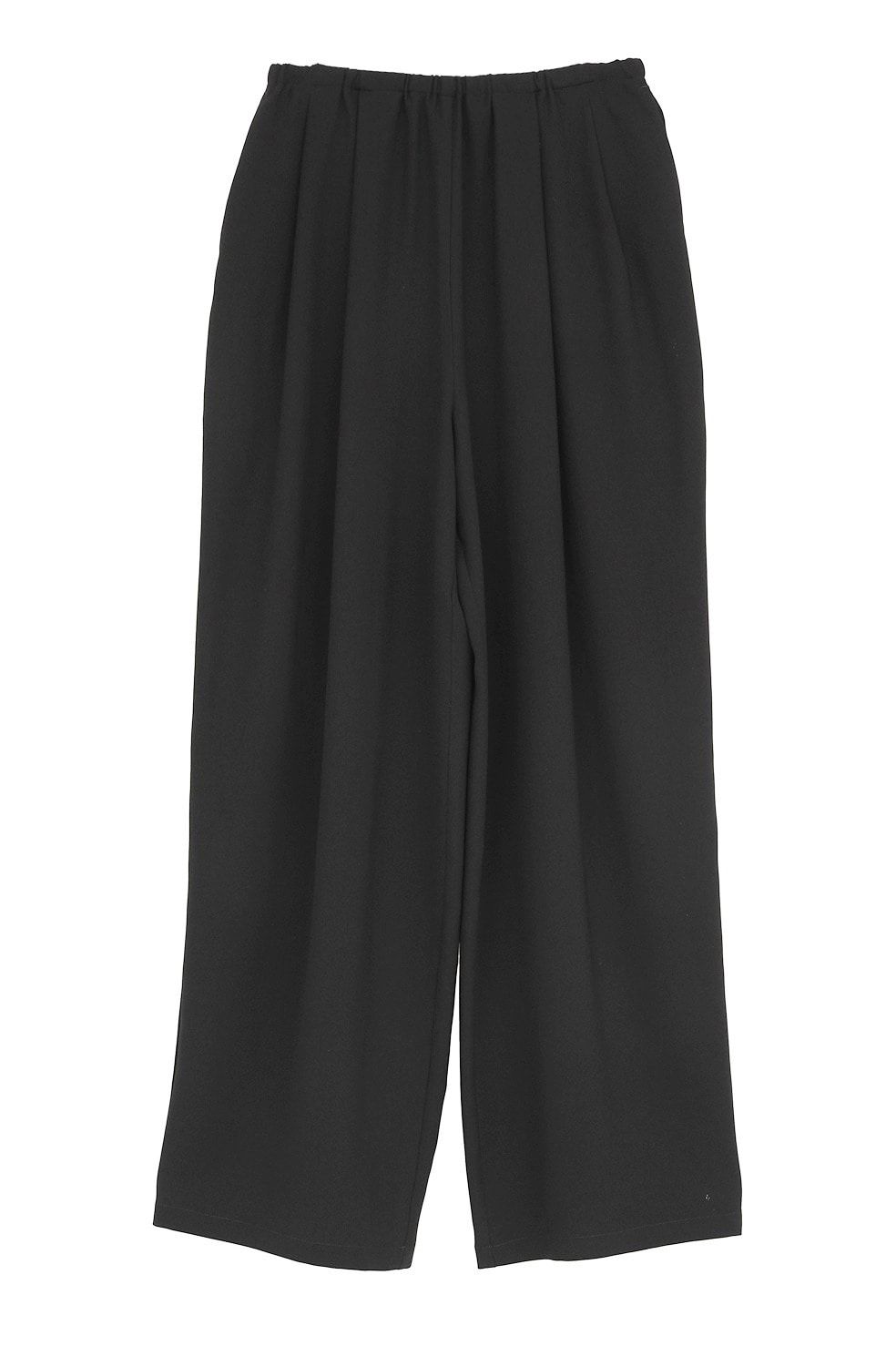 ドローストリングルーズタックパンツ - DRAWSTRING LOOSE TUCK PANTS (BLACK)