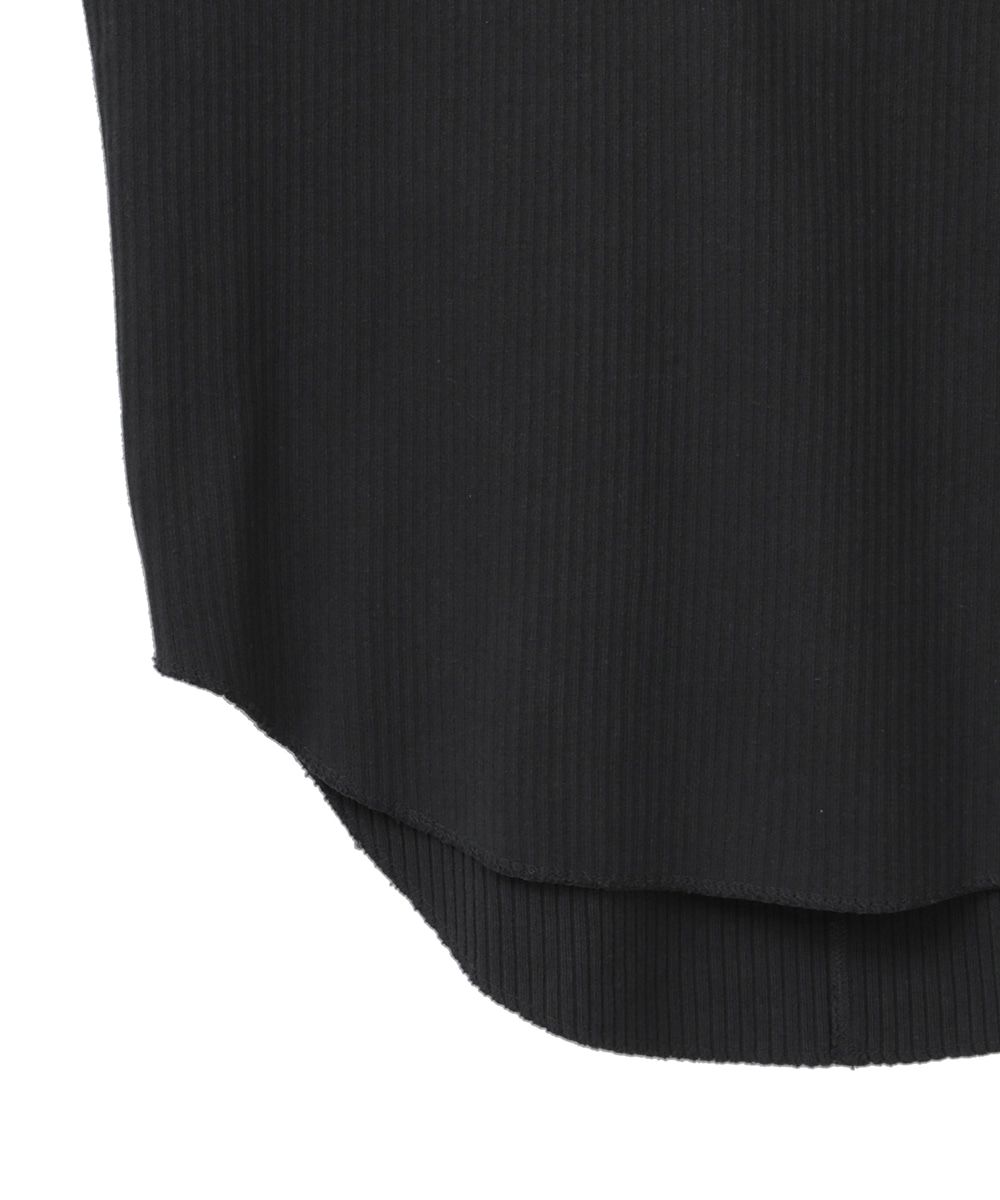 ノースリーブトップス -  HEAVY RIB N/S TOPS - DARK GRAY