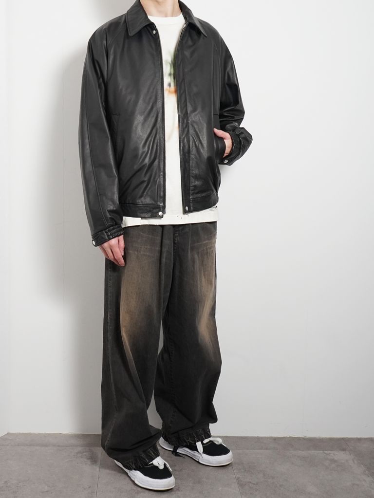UNIVERSAL PRODUCTS - レザードリズラーブルゾン - LEATHER DRIZZLER 