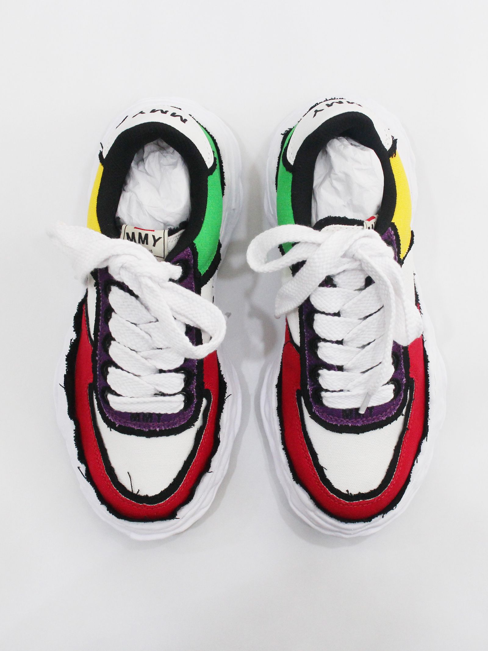 オリジナルソールスニーカー - WAYNE Low- Overhanging canvas Low-top sneakers Multi