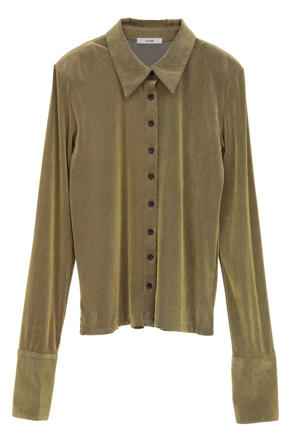 チュールフロッキーシャツ | TULLE FLOCKY SHIRTS (GREEN)