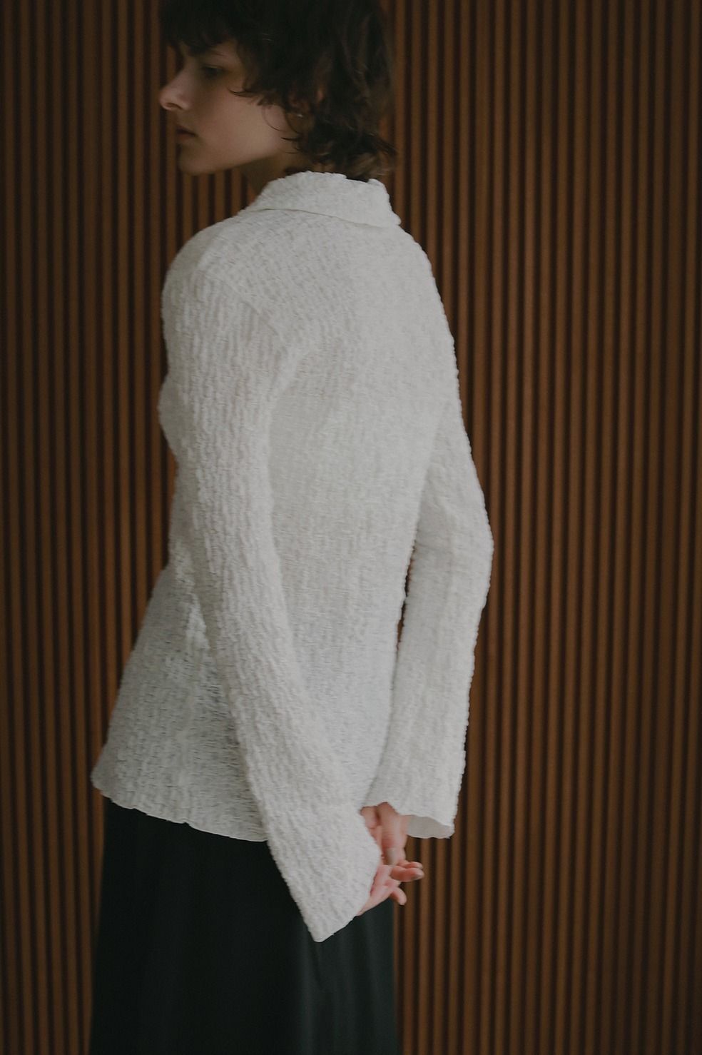 レースシャツトップス | LACE SHIRTS TOPS (WHITE)