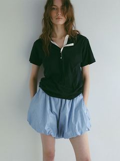 ヘンリーポロレイヤードセットプルオーバー - NAVY