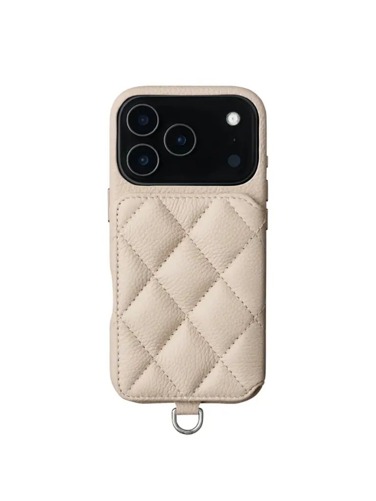 【GRACE / グレイス】 手帳型 レザーケース iPhone 14～17シリーズ対応 （ベージュ）