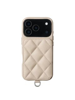 【GRACE / グレイス】 手帳型 レザーケース iPhone 14～17シリーズ対応 （ベージュ）