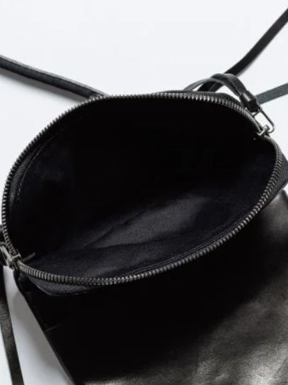 カウレザーショルダーポーチ - Cow leather shoulder pouch