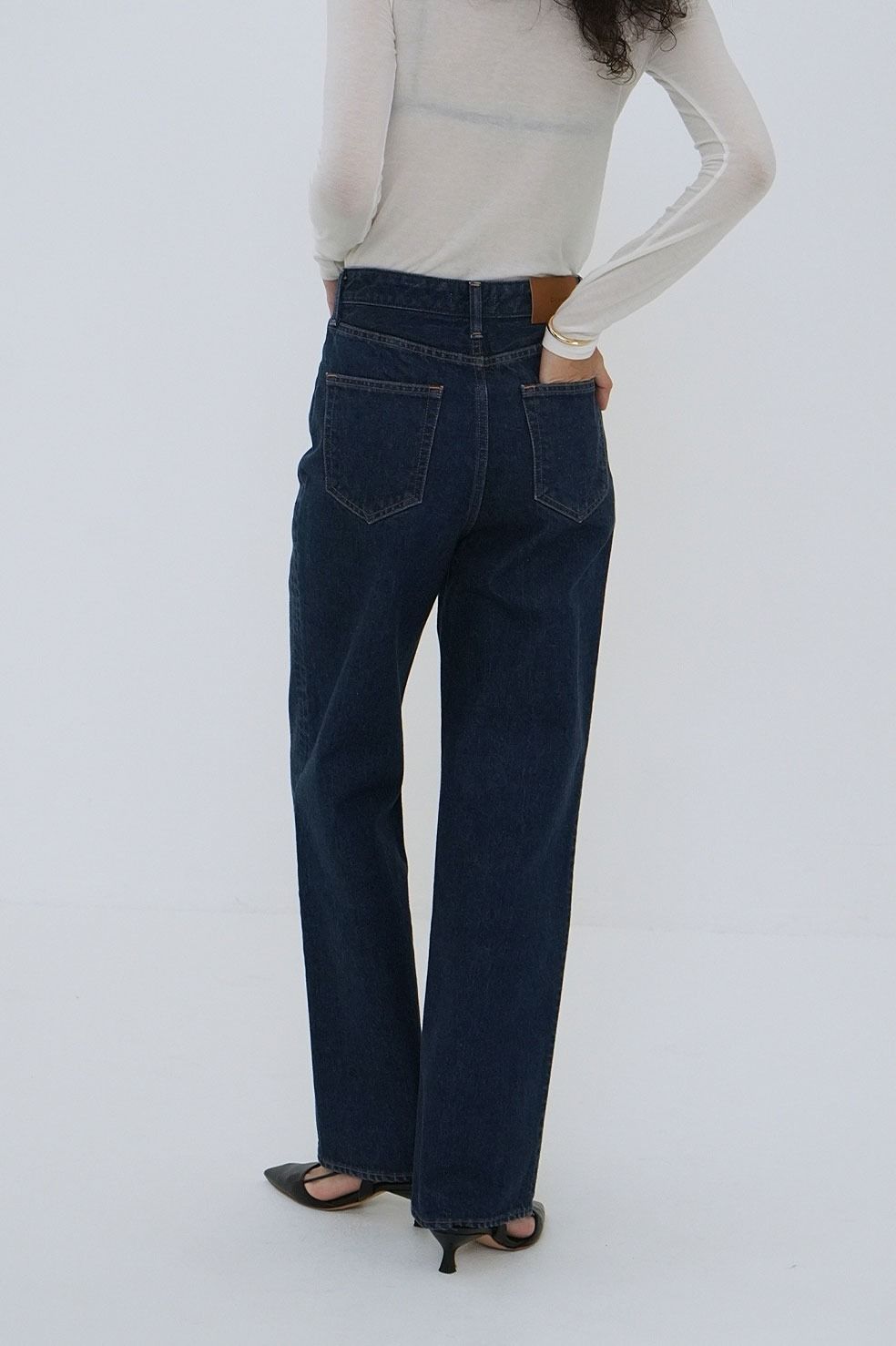 セコンドデニムパンツ ブルー - SECOND DENIM PANTS