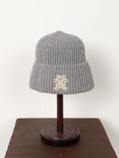 KMY BEANIE - カミヤロゴビーニー / ニットキャップ - GREY
