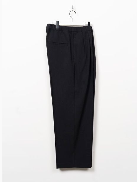 ウォッシャブルウールスラックス パンツ / WASHABELE WOOL PANTS (BLACK)