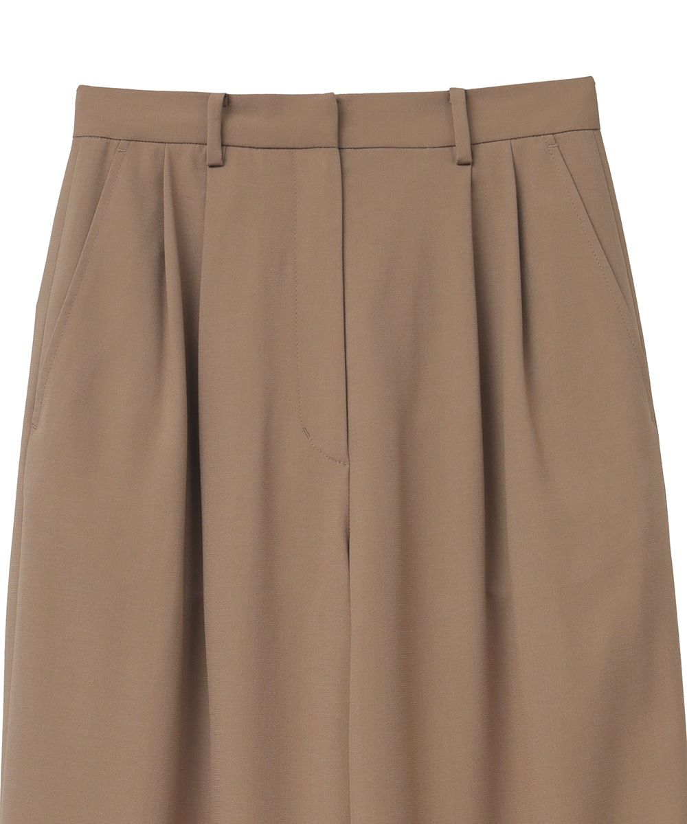 21AW ベーシックタックパンツ -  BASIC TUCK PANTS - BEIGE