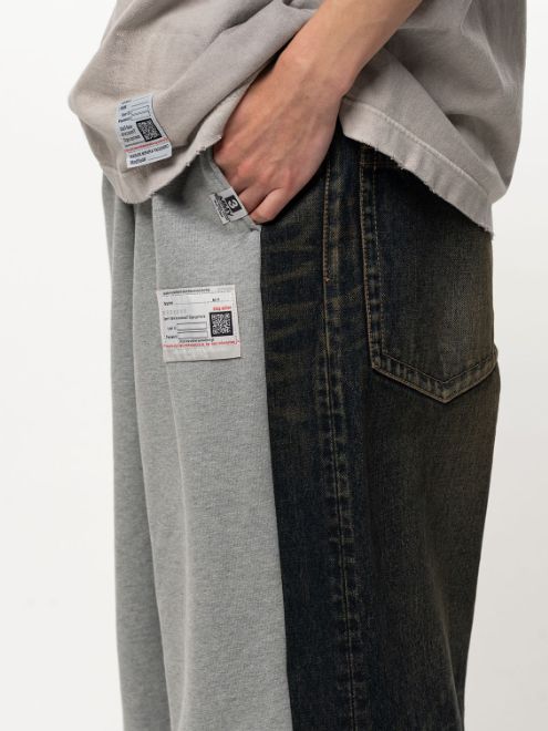 コンバインド スウェット デニム パンツ - Combined Sweat Denim Pants（INDIGO)