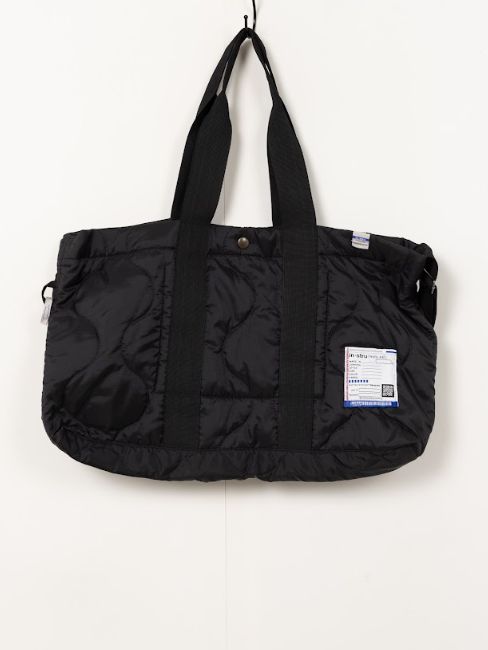 リップストップキルトバッグ - RIPSTOP QUILT  BAG - BLACK