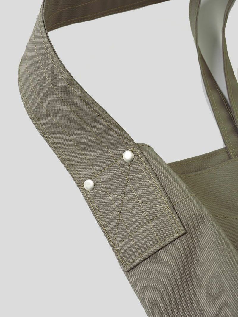 CORDUR A NYLON NEWS BAG -SMALL BROWN - コーデュラナイロン ショルダーバッグ