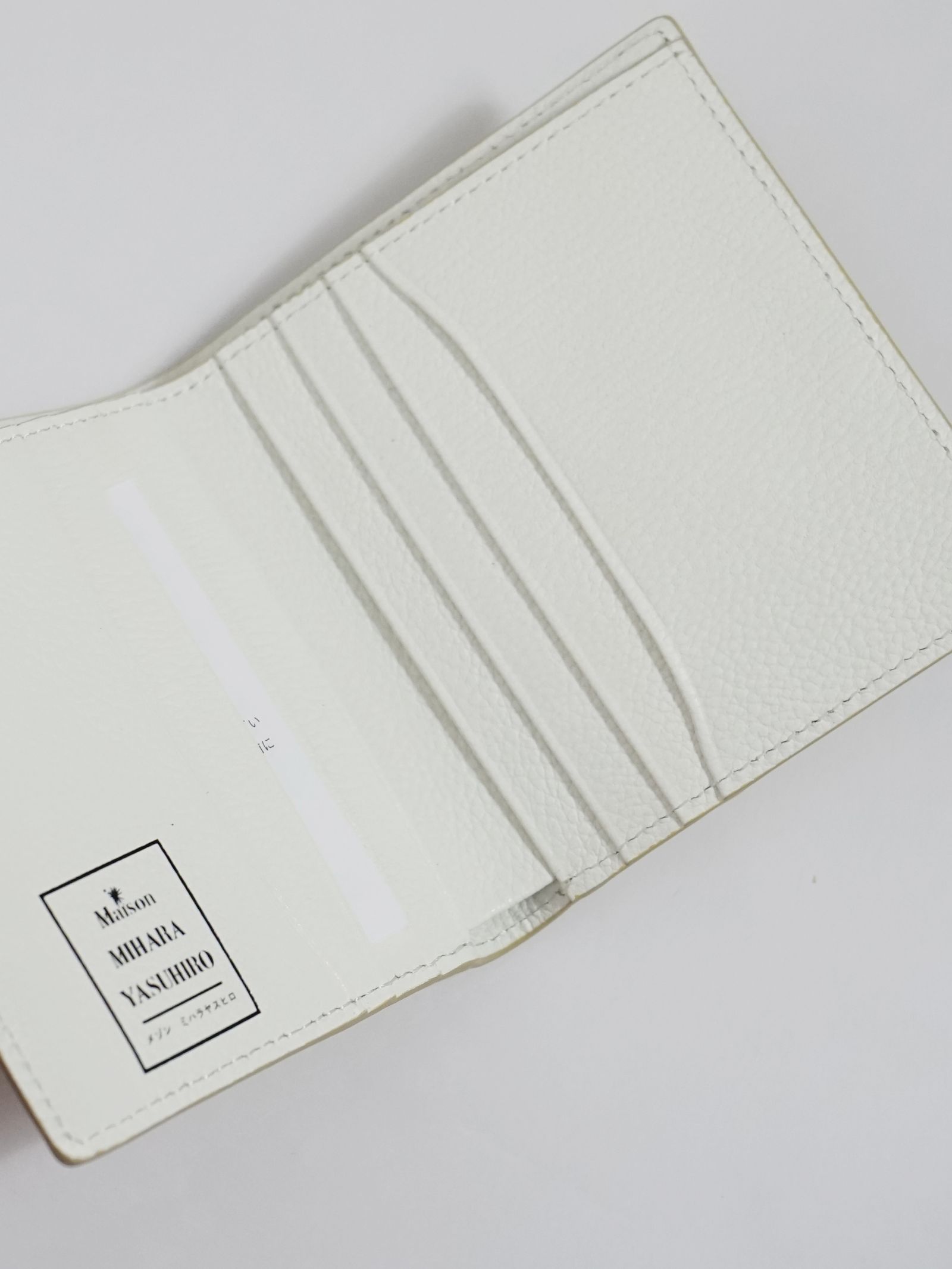 フォルデッドウォレット&コインケース - Folded Wallet & Coin Case - BEIGE