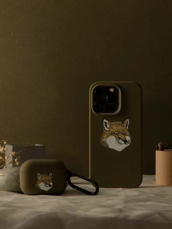 FW2022 TECH COLLECTION FOX HEAD CASE FOR AIRPODS PRO2  エアポッズプロ2ケース SILICON COLLECTION シリコン KHAKI