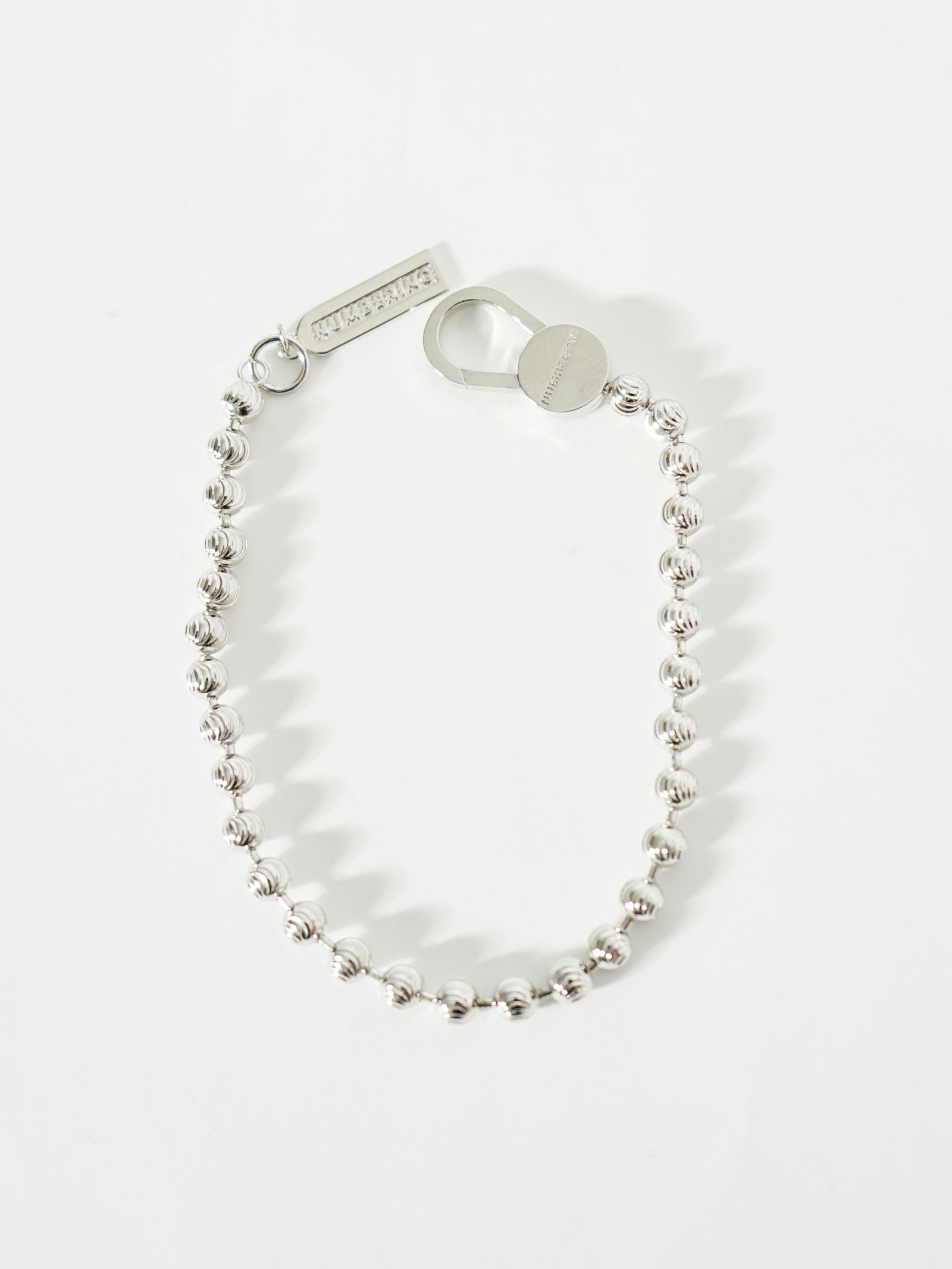 Cutting Ball Chain Bracelet - カッティングボールチェーンブレスレット - SILVER