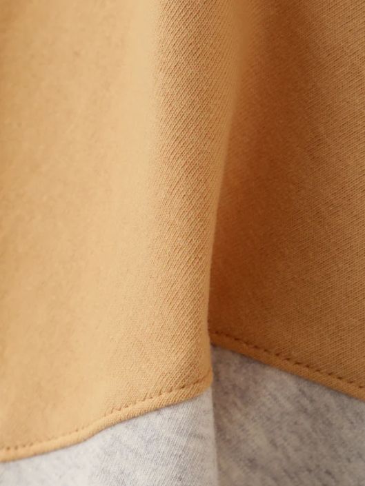 カレッジTシャツ - BEIGE - WESTERN YOKE PRINT TEE