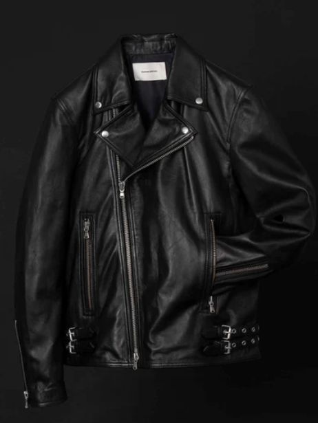 シープレザー ダブルライダース ジャケット - Dress-Fit Sheep Leather Double Rider Jacket