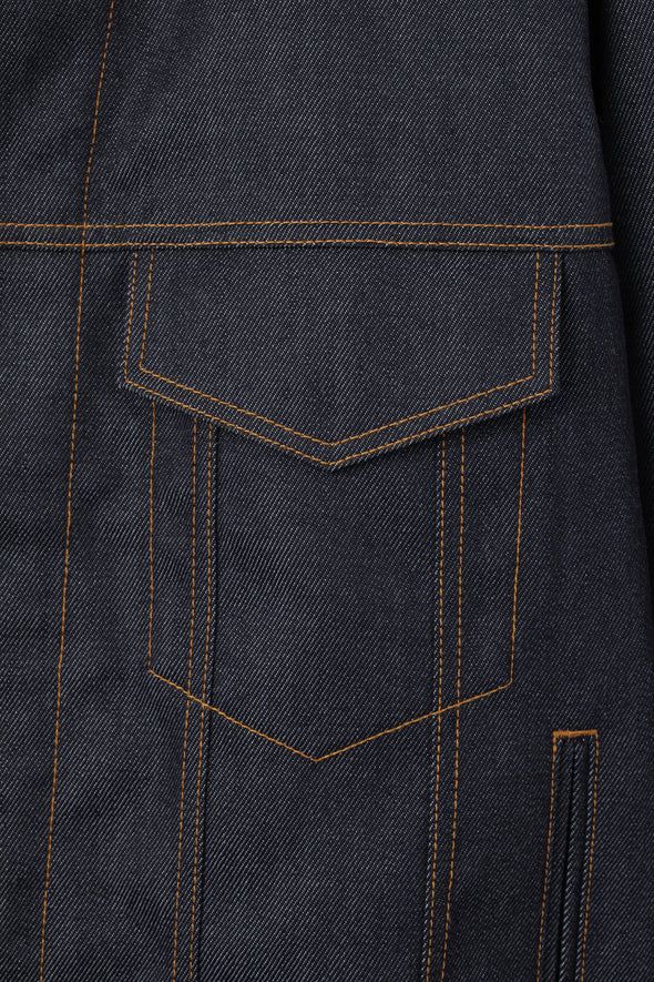 ウールデニムジャケット - ddenim jacket in wool denim （INDIGO)