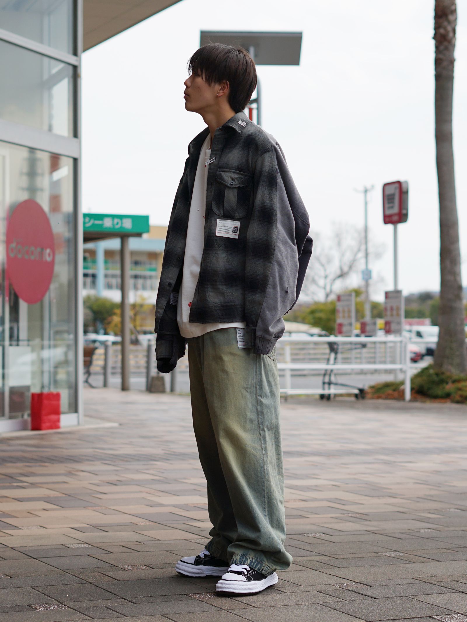 ミハラ定番デニム＋ドッキングデザインでつくるデイリースタイル