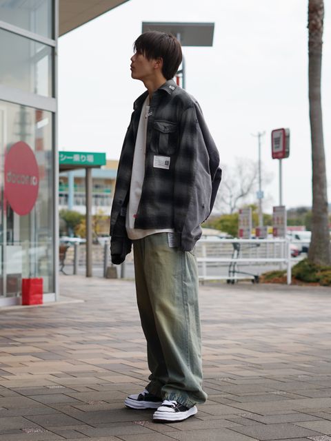 ミハラ定番デニム＋ドッキングデザインでつくるデイリースタイル