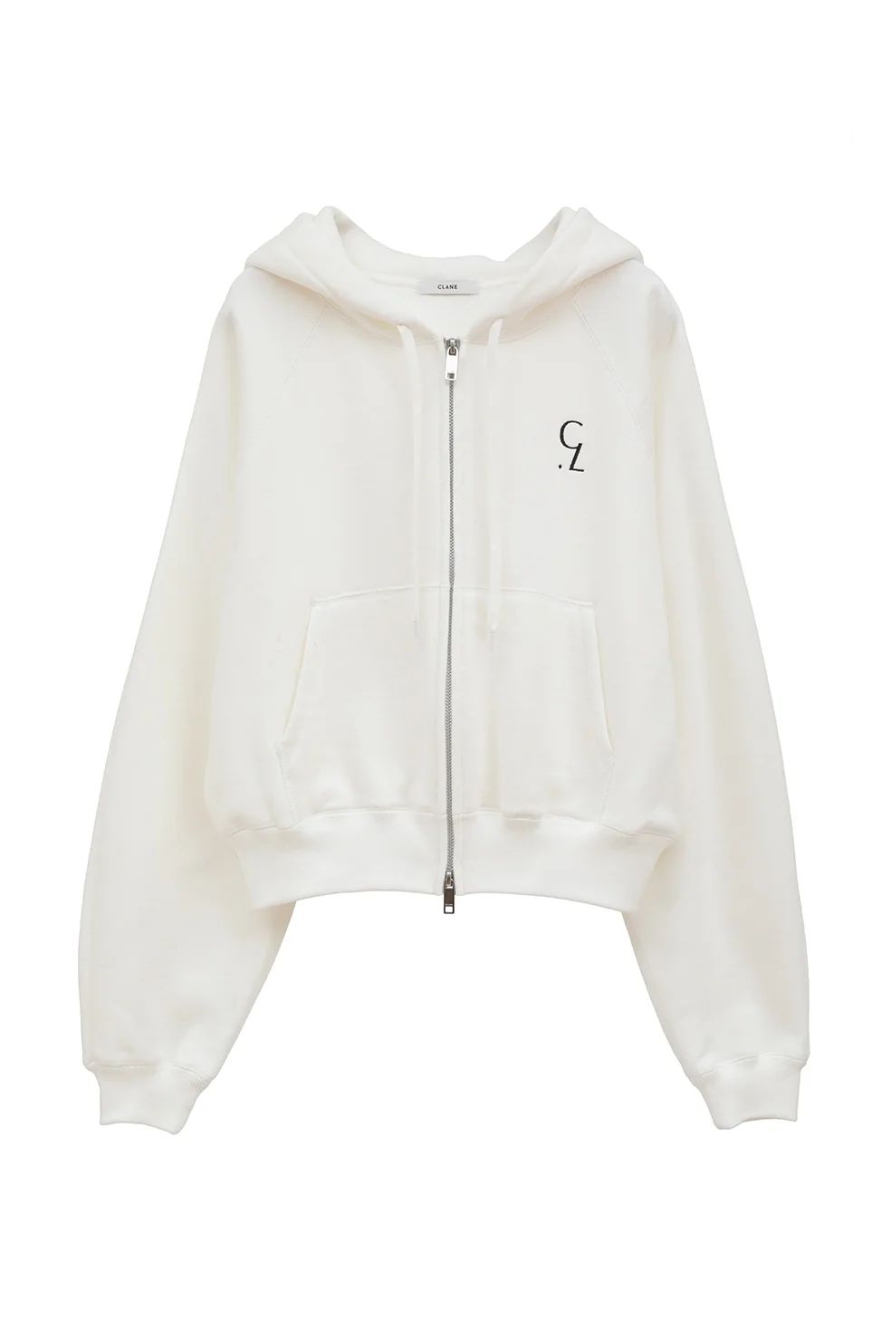 【3色展開】 フルジップフーディー - LOGO COMPACT ZIP UP HOODIE