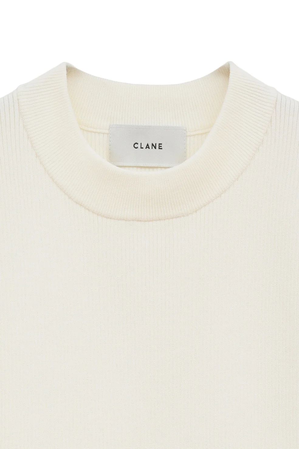 クラネ CLANE SQUARE SLEEVE KNIT TOPS （WHITE） CLANE/クラネ】SQUARE SLEEVE KNIT TOPS/スクエアスリーブ