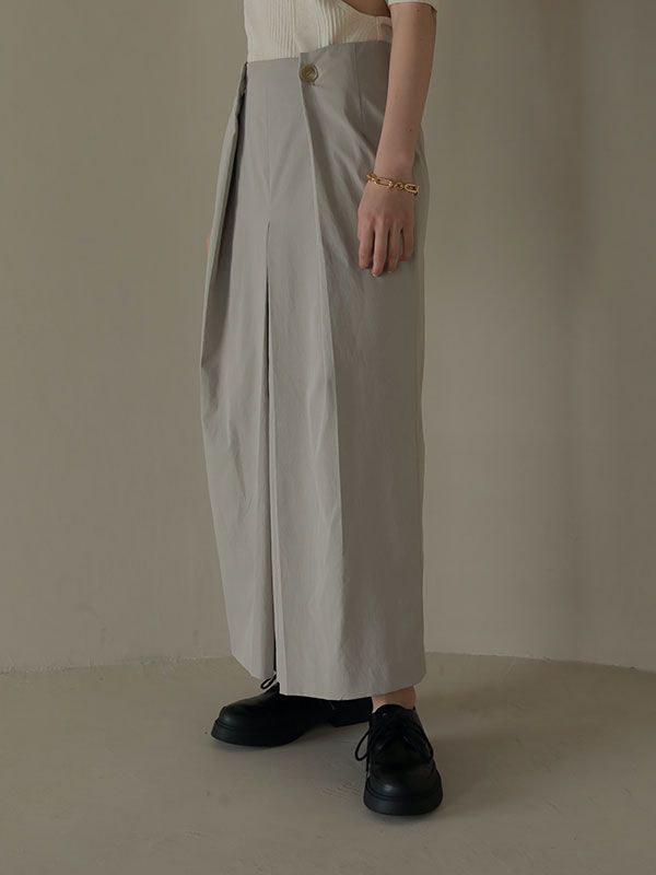 2wayタックスカート - BEIGE