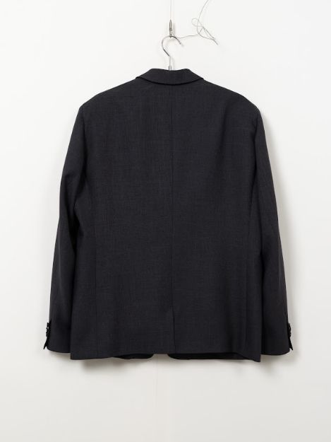 ウール テーラードジャケット - WOOLY SHARKSKIN 3B JACKET (NAVY)