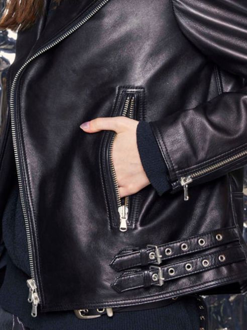 シープレザー ダブルライダース ジャケット - Dress-Fit Sheep Leather Double Rider Jacket