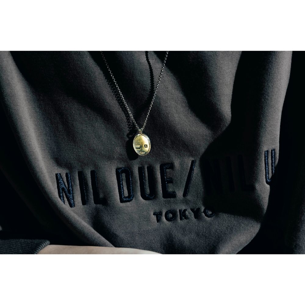 ロングスリーブ刺繍カットソー - LONG SLEEVE EMBROIDERY TEE - Deep Khaki