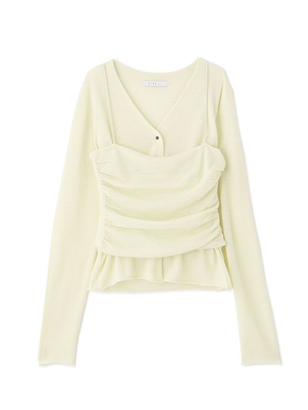 ハイゲージツインニット (YELLOW