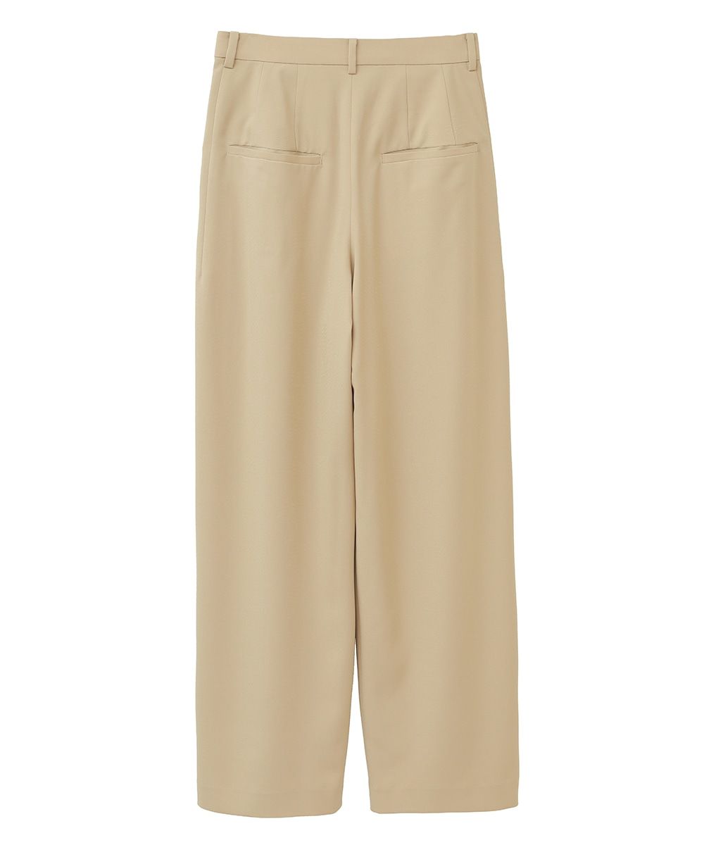 CLANE - 22SS ベーシックタックパンツ - BASIC TUCK PANTS - BEIGE ...