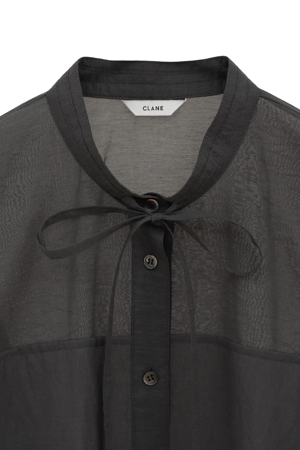 シアードルマンシャツ -  SHEER DOLMAN SHIRTS (GREY)