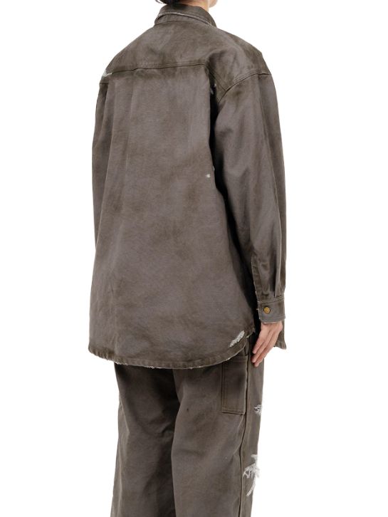 ボロダックシャツ - BORO Duck Shirt - GREY