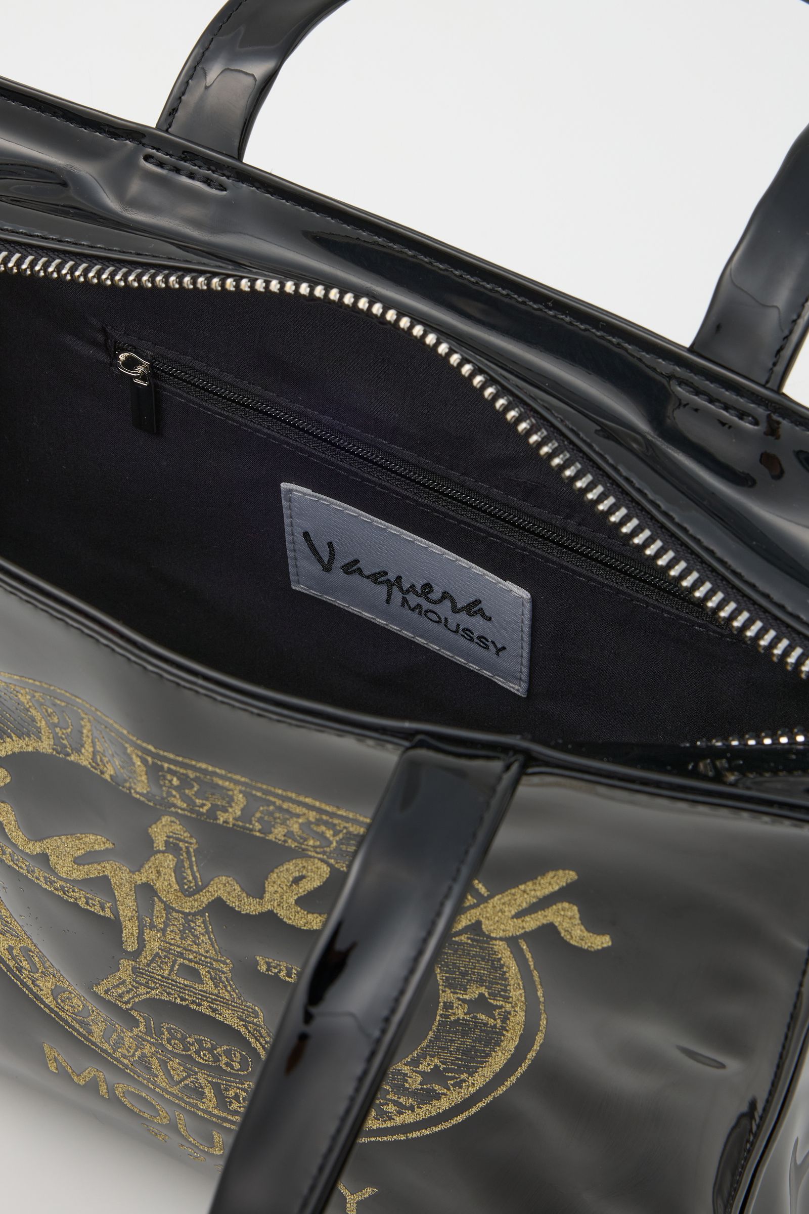 PVC トートバッグ "ミニ” |  VQ MINI SHOPPING BAG (BLACK)