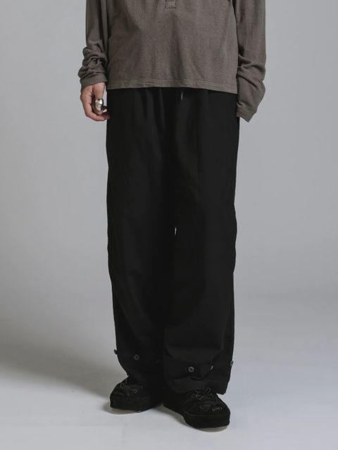 ウールトロパンツ (BLACK)