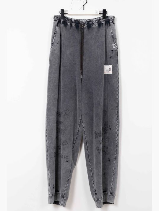 ブリーチ パンツ - bleached pants - BLACK