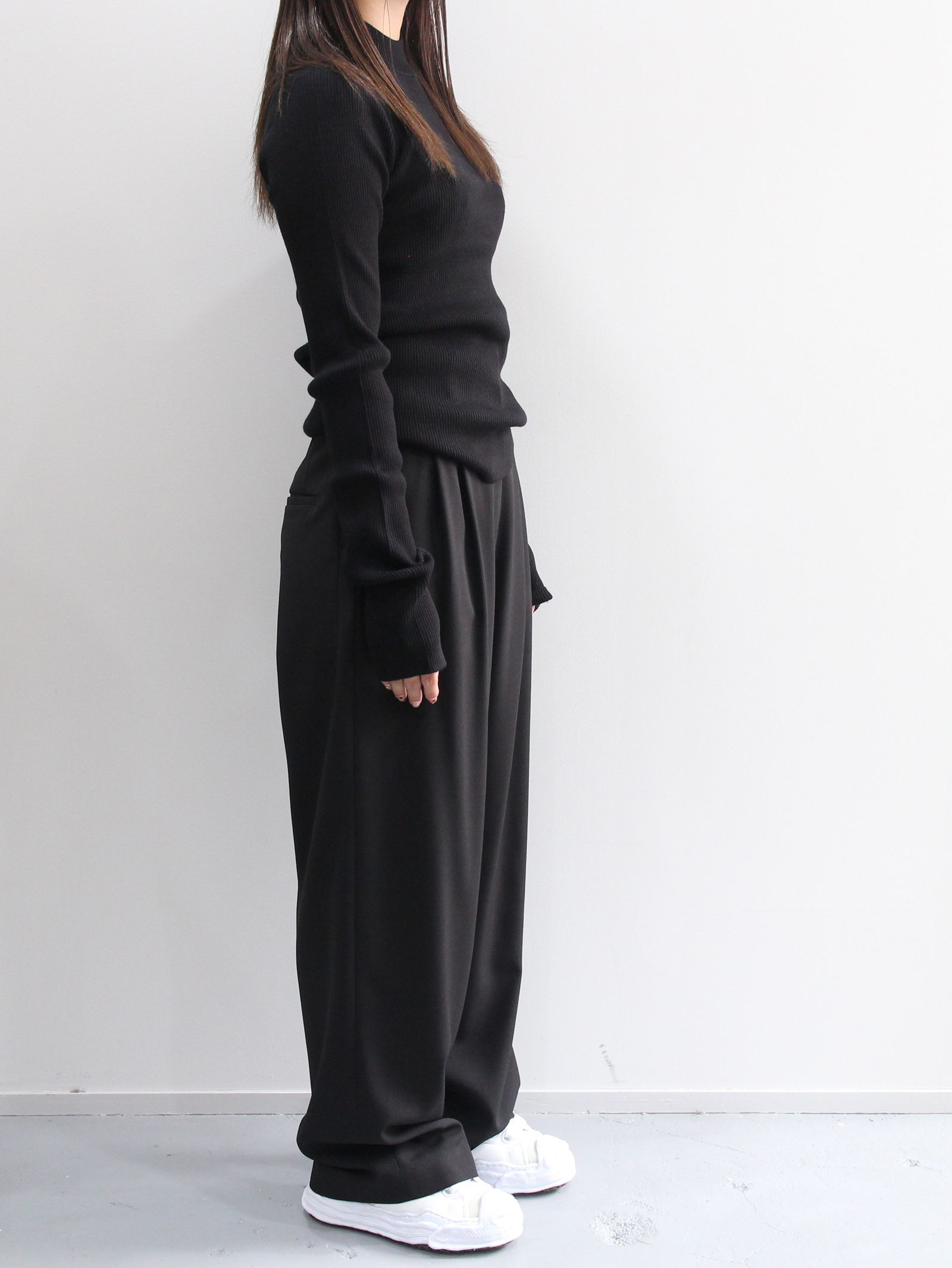 CLANE ニット セーター 「CLANE/クラネ」HIGH GAUGE RIB TOPS