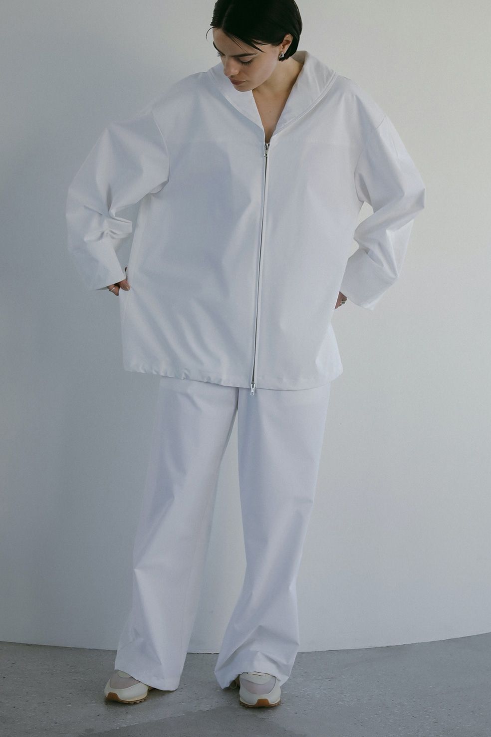 MANOF - ラッシュガードトップス - ACTIVE SHAWL COLLAR ZIP