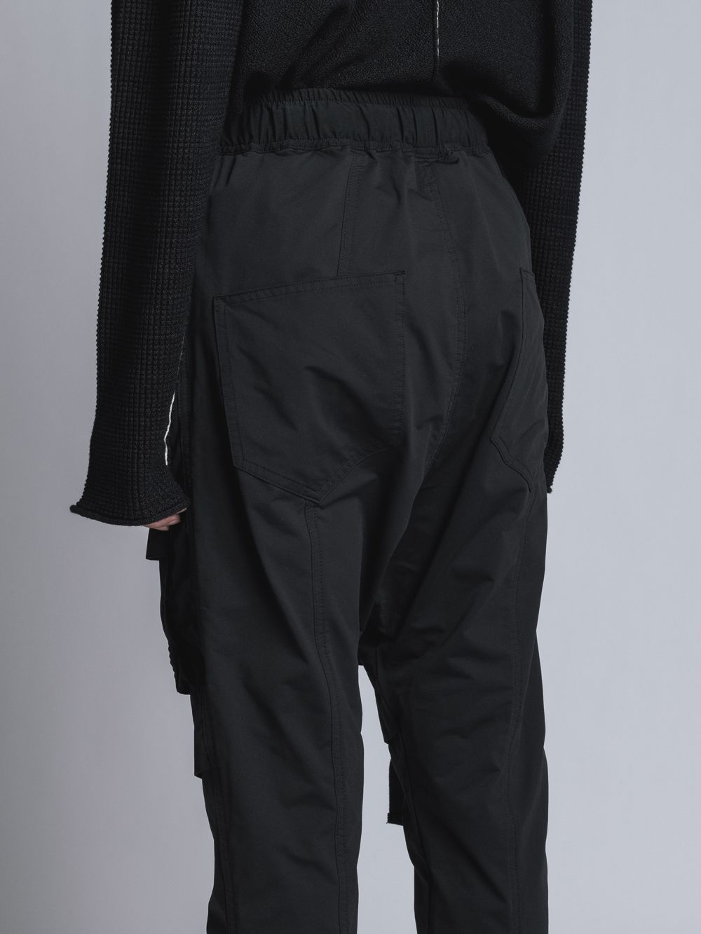 ストレッチナローカーゴパンツ  A/BLACK