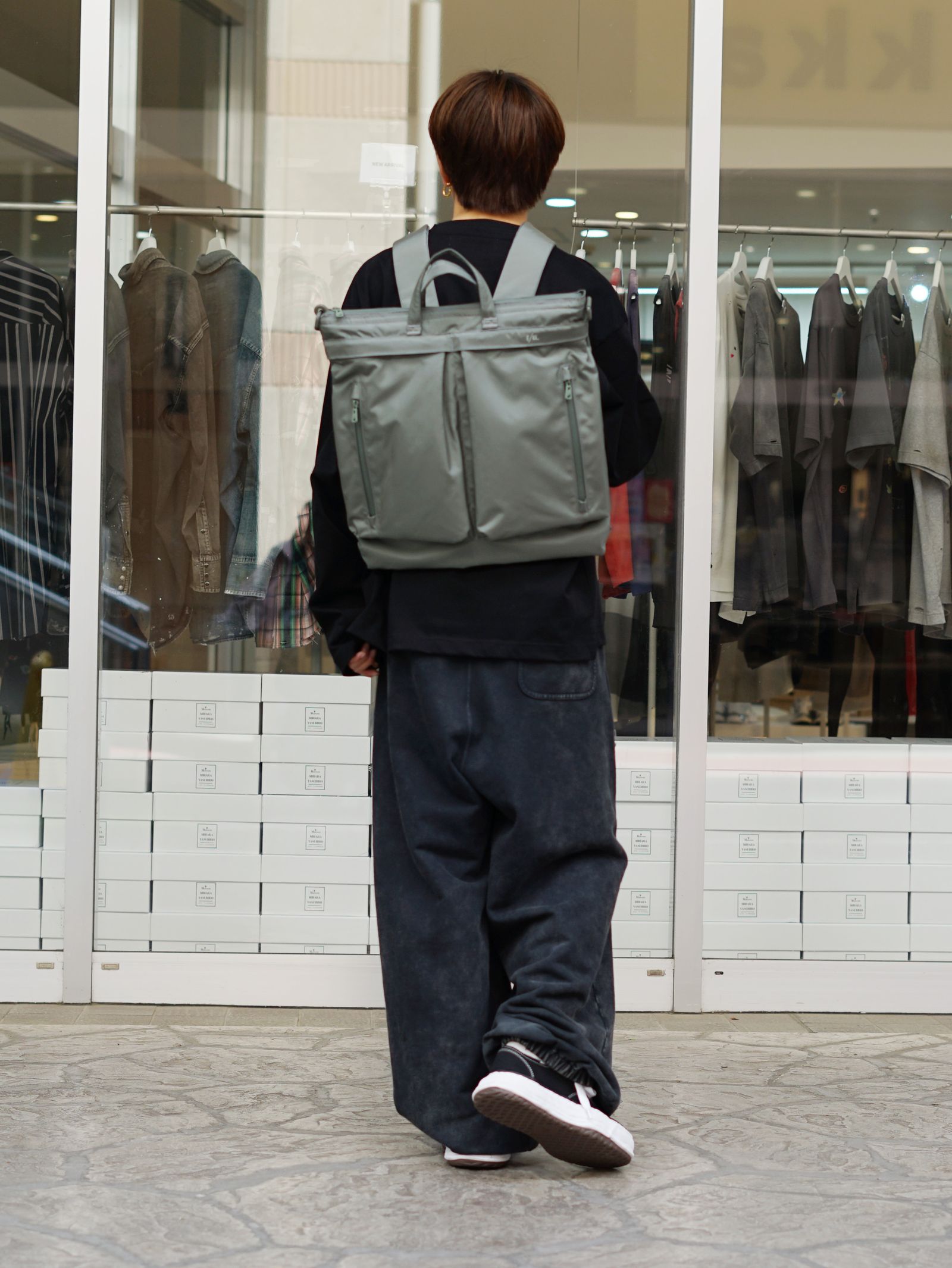 3ウェイヘルメットバッグ / 420 re/cor 3WAY HELMET （Foliage Green)