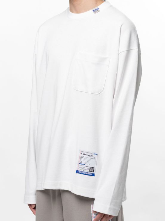 【26AW】 ポケットロングスリーブカットソー - POKET LS TEE （WHITE）
