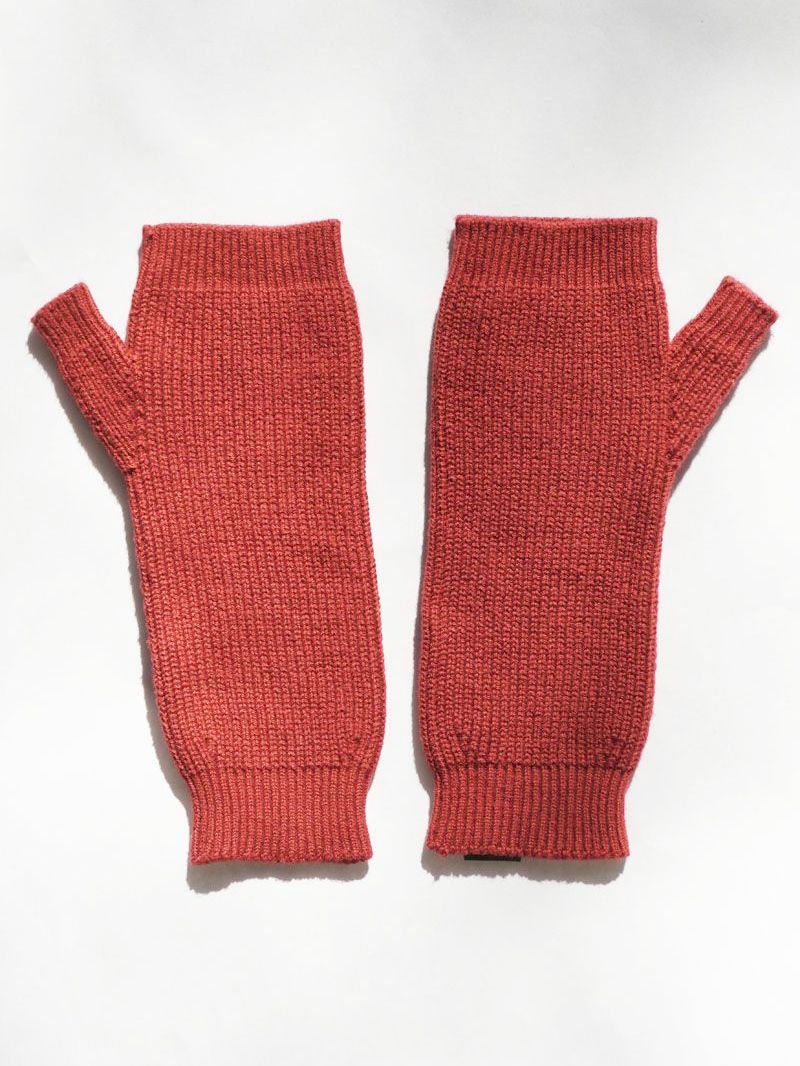 ニットグローブ / 手袋 -  KNIT GROVE - RED